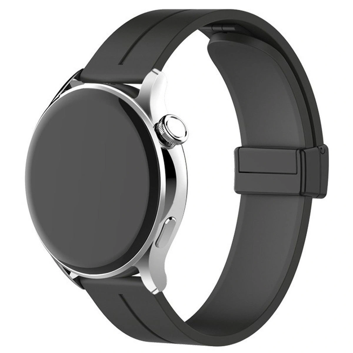 Silikonowy pasek Bizon Strap Watch Silicone L do smartwatcha Quick Release 18 mm